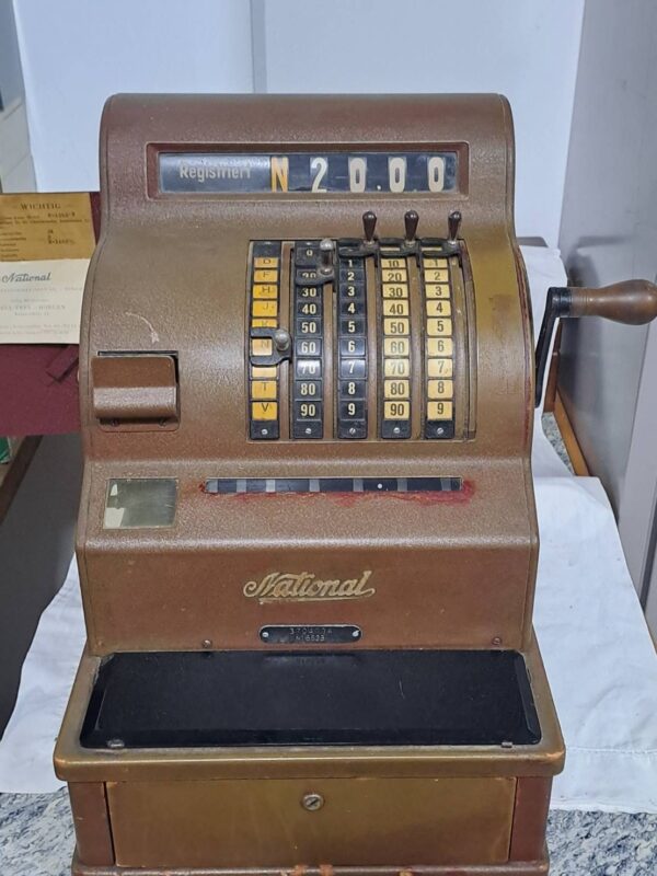 เครื่องคิดเงินโบราณ National