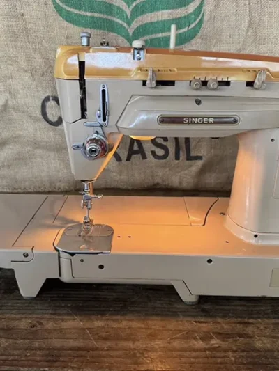 จักรเย็บผ้าวินเทจ Singer ใช้งานได้