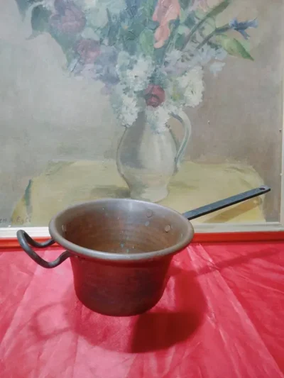 หม้อทองแดงวินเทจ