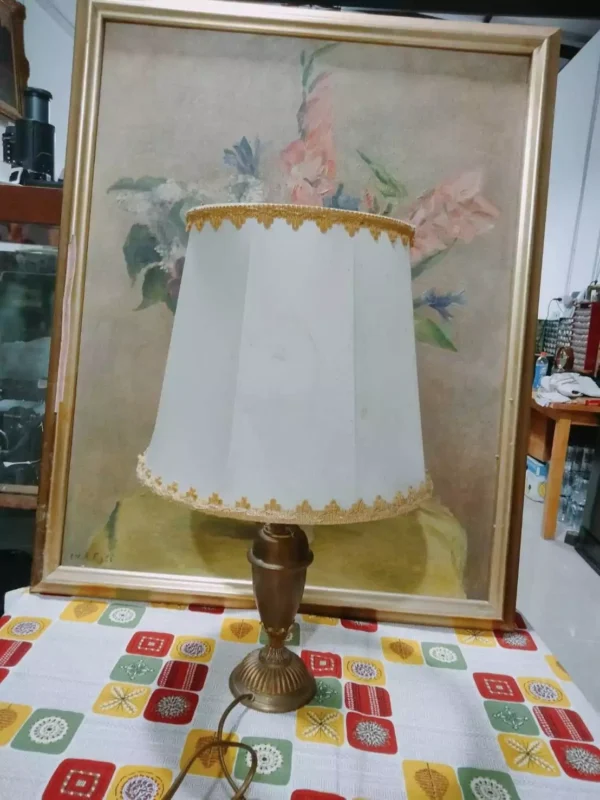 โคมไฟวินเทจฐานทองเหลือง - Image 2