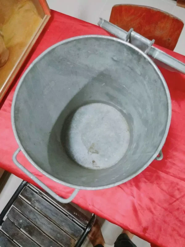 ถังเหล็กวินเทจฝาเปิด - Image 4